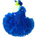 15 color available--Infant/toddler/baby/children/kids Girl's  Pageant evening/prom Dress/clothing G086(Royal Blue)